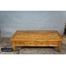 05001 . elm wood 8 drawers coffee table