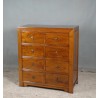 06003 . Elm wood chest of drawers