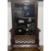 20007 Antique rosewood jade inlay table screen 