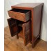 04027. Antique red small carving cabinet 