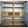 04009.pair of chinese  elm wood display cabinet   