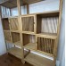 04003  pair of Chinese elm wood display cabinet 