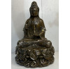 16005. Vintage solid bronze GuanYin 