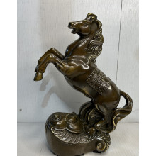 16003 Vintage solid bronze horse 