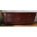 09012 . red lower sideboard    ***SOLD***