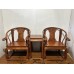 07018  Chinese rosewood arm chairs 