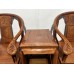 07018  Chinese rosewood arm chairs 