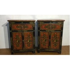 03009. Tibetan bedside table    ***SOLD***