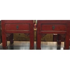 05007 . red tea table  ###  SOLD  ONE ###