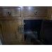 01040  Antique elm sideboard