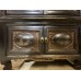 04021  Antique black &gold cabinet