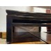 05025 Black with cane inlay coffee table