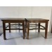 05031   Pair of antique elmwood tea table   ***SOLD***