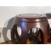 07023   Antique rosewood drum stool    ###SOLD###