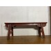 07033   Antique red bench   ###SOLD###