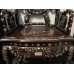 07034  Antique rosewood with shell inlay carved arm chair   ***SOLD***