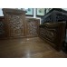 07035   Rosewood 2 seats arm bench   ### SOLD ###