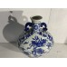 15030  Blue and white flat vase   ***SOLD***