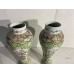 15034   Pair of tall vase with lid    ***SOLD***