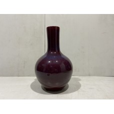 15041   Antique red vase   ###SOLD###