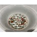 15045   Red and white higt footed bowl   ***SOLD***