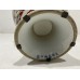 15045   Red and white higt footed bowl   ***SOLD***