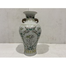 15046   Antique wu cai vase    ### SOLD ###