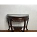 02001 , chinese antique half-round marble inlay table. ***hot price $390 ***