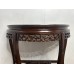 02001 , chinese antique half-round marble inlay table. ***hot price $390 ***