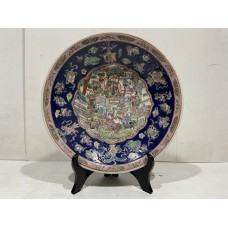 15026 . Antique wu cai plate   ***SOLD***