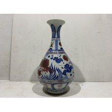 15079   Antique wu cai vase   ###SOLD###