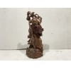 17042   Hardwood carved buddha 