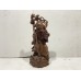 17042   Hardwood carved buddha 