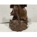 17042   Hardwood carved buddha 