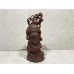 17042   Hardwood carved buddha 