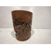 17013 . bamboo carved brush pot