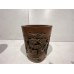 17013 . bamboo carved brush pot