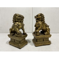 16020. Bronze Lions   ###SOLD###