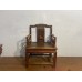 07022   Antique elm  arm chair    