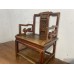 07022   Antique elm  arm chair    