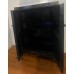 04028   Chinese black & gold lacquer with marble inlay cabinet   ### SOLD ###