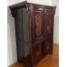 04018 . Antique chinese rose wood carved cabinet