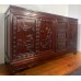 01008 . Antique chinese rosewood carved sideboard