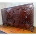 01008 . Antique chinese rosewood carved sideboard