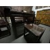 13004  chinese rosewood square tea table with 4 chairs   