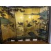 11008 Antique 6 panel  screen    ### SOLD ###