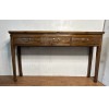 02023 chinese elm console table with 3 drawers 