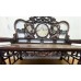 07029   Antique rosewood with marble inlay 3 set arm chair.  ####SOLD ###