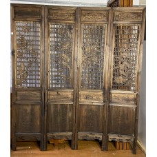 11009  Elmwood carved screen