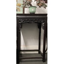 02043  Pair Rosewood stand table   